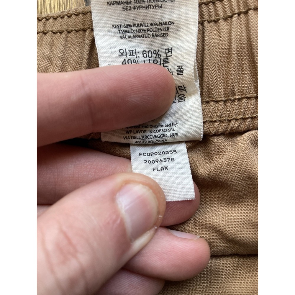 Filson Water Shorts Mens Size Large Beige Quick Dry Flax Lightweight Green River - Picture 6 of 8